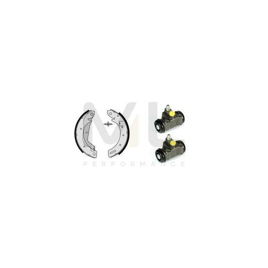 BREMBO STANDARD KIT H 24 044 Brake Shoe Set Ã˜: 254mm | ML Performance Car Parts