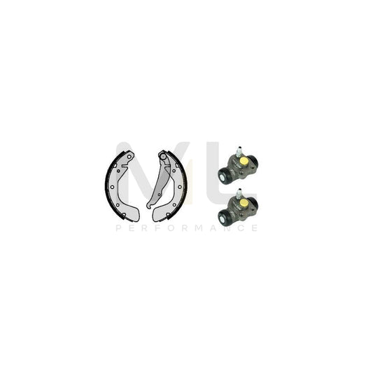 BREMBO STANDARD KIT H 59 034 Brake Shoe Set for OPEL Corsa A CC (S83) Ã˜: 200mm | ML Performance Car Parts