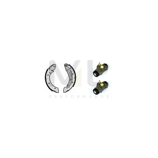 BREMBO STANDARD KIT H 61 064 Brake Shoe Set for PEUGEOT 405 II Estate (4E) Ã˜: 228mm | ML Performance Car Parts
