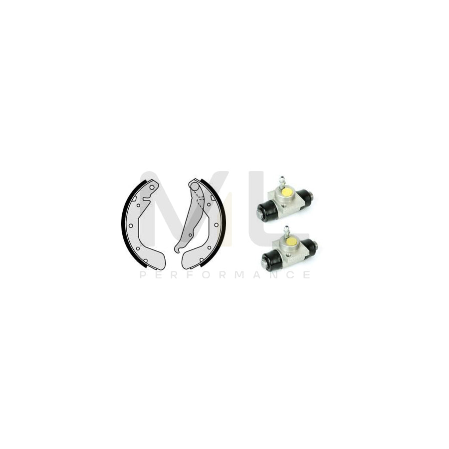 BREMBO STANDARD KIT H 59 041 Brake Shoe Set for OPEL CORSA Ã˜: 200mm | ML Performance Car Parts