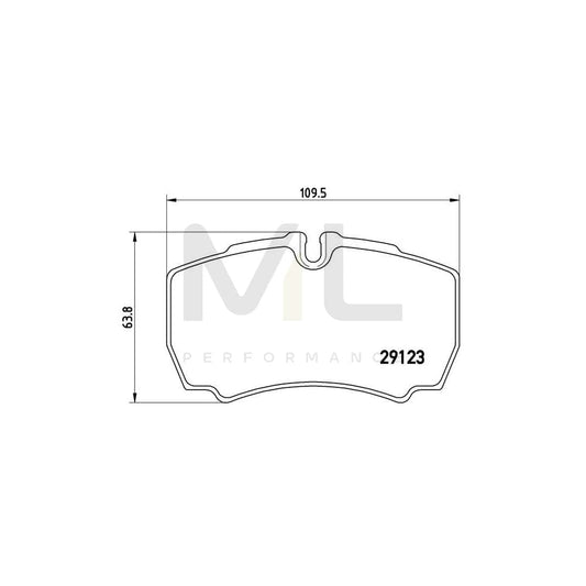 Brembo P 24 084 Brake Pad Set For Ford Transit | ML Performance Car Parts