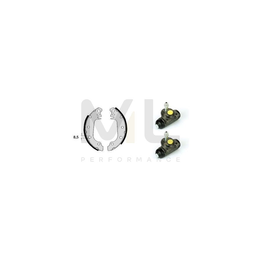 BREMBO STANDARD KIT H 24 004 Brake Shoe Set for FORD FIESTA Ã˜: 178mm | ML Performance Car Parts