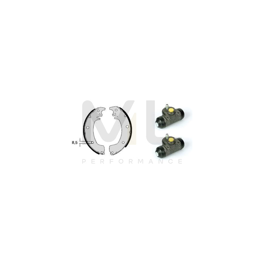 BREMBO STANDARD KIT H 68 020 Brake Shoe Set for RENAULT TRAFIC Ã˜: 255mm | ML Performance Car Parts