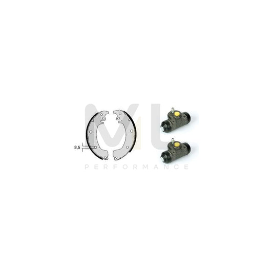 BREMBO STANDARD KIT H 68 020 Brake Shoe Set for RENAULT TRAFIC Ã˜: 255mm | ML Performance Car Parts