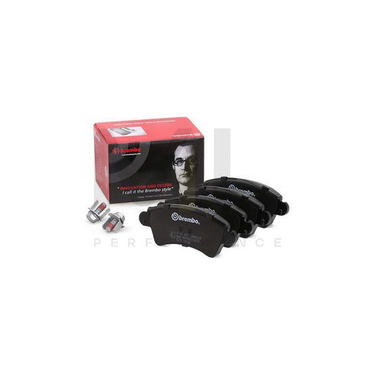 Brembo P 61 067 Brake Pad Set Excl. Wear Warning Contact, With Brake Caliper Screws | ML Performance Car Parts