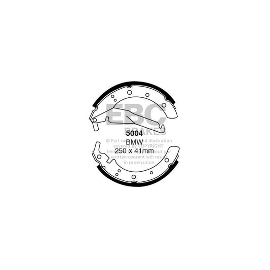 EBC 5004 BMW E28 E34 Rear Brake Shoes 1 | Casma Car Parts