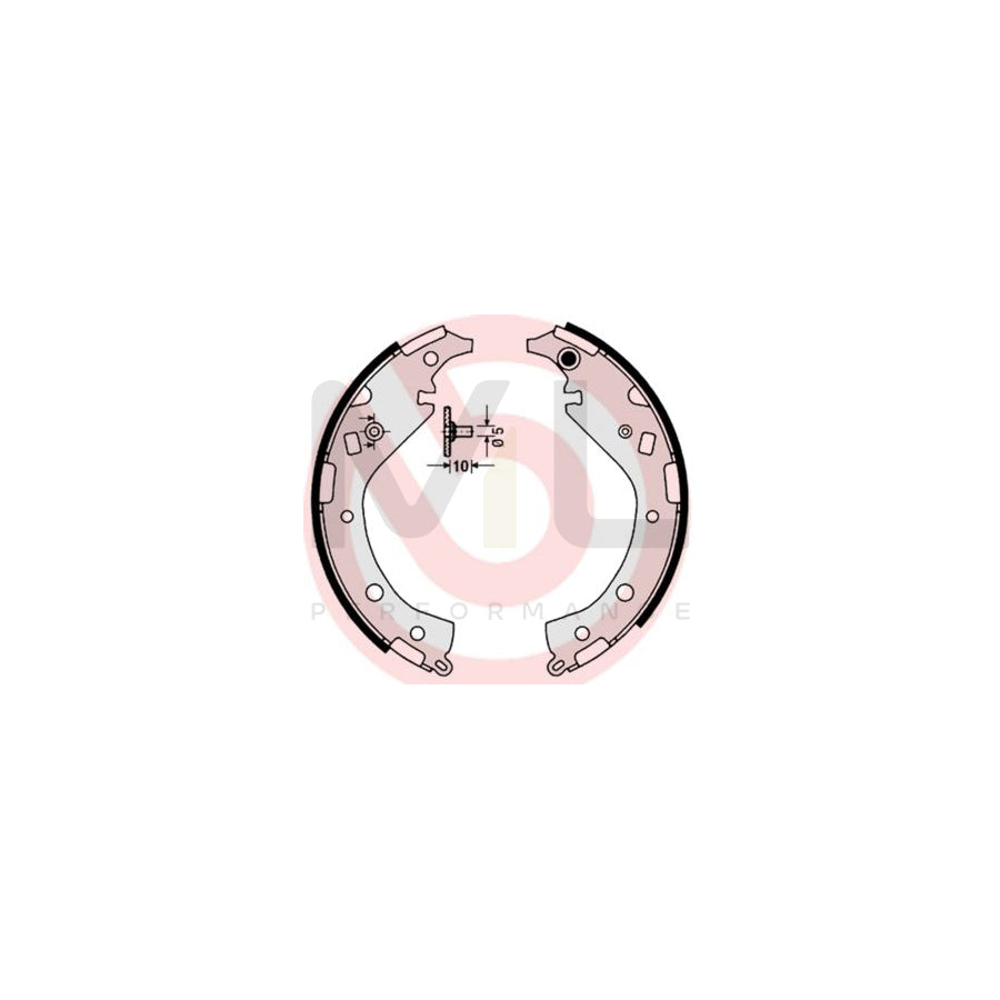BREMBO S 83 549 Brake Shoe Set | ML Performance Car Parts