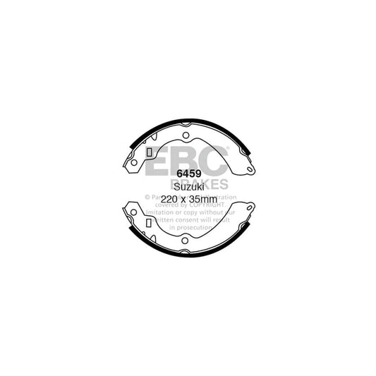 EBC 6459 Bedford Suzuki Vauxhall Rear Brake Shoes (Inc. Rascal, Vitara & Super Carry) 1 | Casma Car Parts