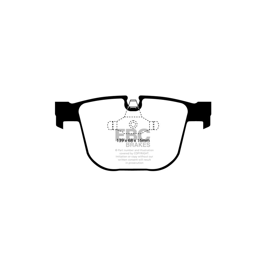 EBC DP81451RPX BMW RP-X Full Race Rear Brake Pads - ATE Caliper 2 | Casma Car Parts
