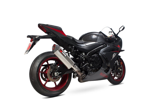 Scorpion RSI123SEO Suzuki GSX-R1000 Serket Parallel Slip-On - Brushed Stainless Steel Sleeve | Casma UK