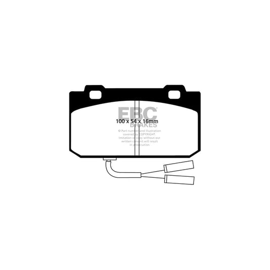 EBC PDKF006 Alfa Romeo 33 Ultimax Front Brake Pad & Plain Disc Kit 2 | Casma Car Parts