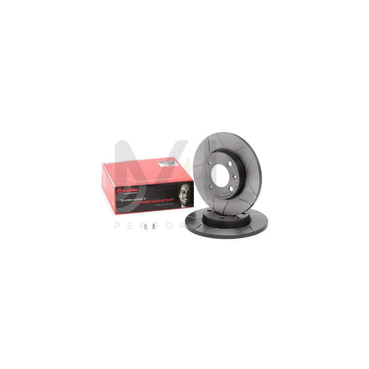 BREMBO MAX LINE 08.4177.75 Brake Disc Slotted, Solid, Coated, with bolts/screws | ML Performance Car Parts