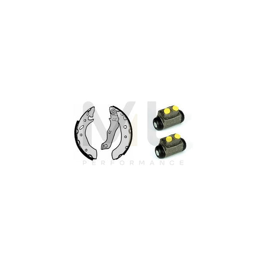 BREMBO STANDARD KIT H 24 054 Brake Shoe Set for FORD FIESTA Ã˜: 180mm | ML Performance Car Parts