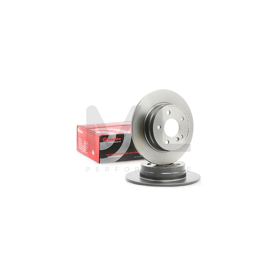 BREMBO COATED DISC LINE 08.A737.11 Brake Disc suitable for MERCEDES-BENZ C-Class Solid, Coated, High-carbon, with bolts/screws | ML Performance Car Parts