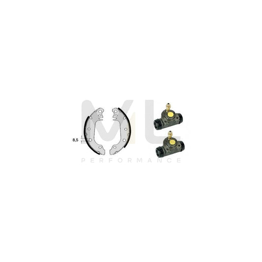 BREMBO STANDARD KIT H 24 009 Brake Shoe Set for FORD Fiesta Mk1 Hatchback (GFBT) Ã˜: 178mm | ML Performance Car Parts
