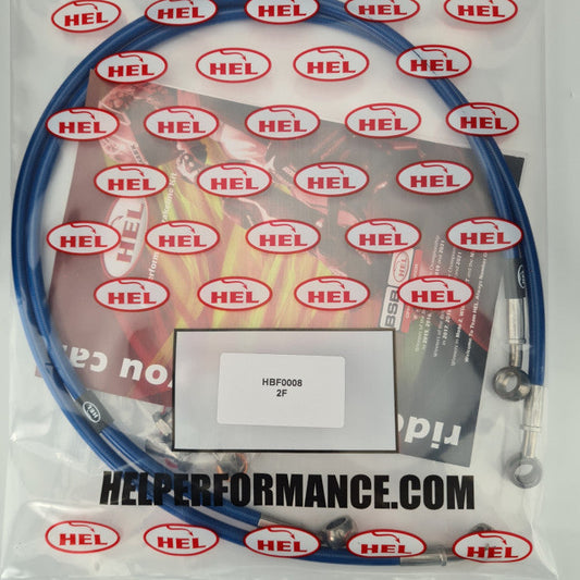 HEL Performance CL-HBF0008-FRONT ABS Delete (Track Only) Full Length Race Braided Brake Lines | ML Performance Car Parts