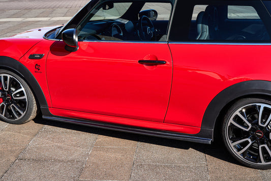 3D Design Mini F56 JCW Carbon Side Skirt Set