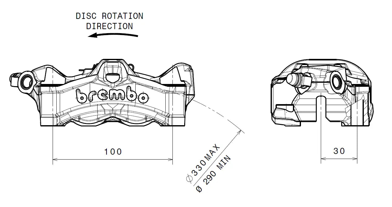 BREMBO 920D02094 Brake Caliper
