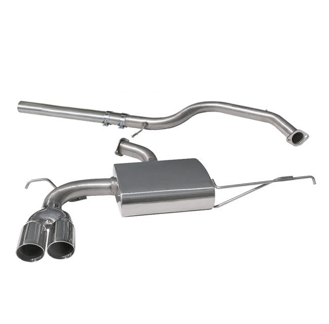 Cobra Exhaust Audi A3 (8P) 2.0 TDI 140PS (2WD) (3 Door) Twin Tip Cat Back Performance Exhaust | ML Performance UK Car Parts