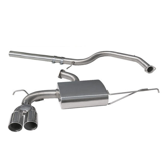 Cobra Exhaust Audi A3 (8P) 2.0 TDI 140PS (2WD) (3 Door) Twin Tip Cat Back Performance Exhaust | ML Performance UK Car Parts