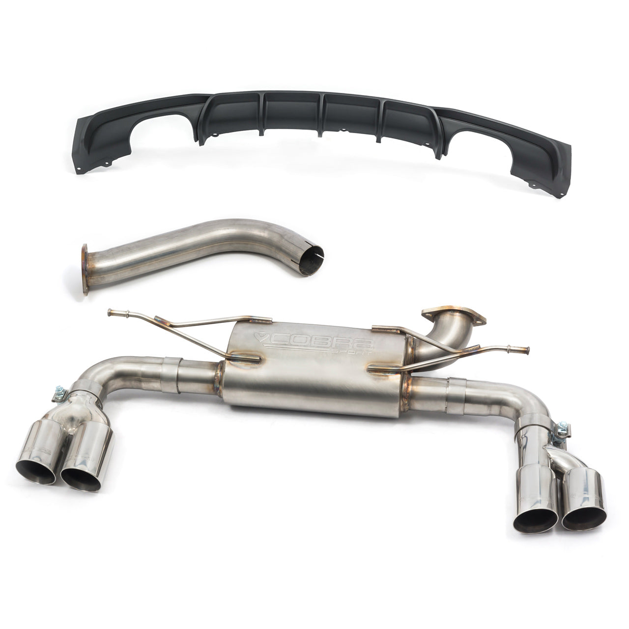 Cobra Exhaust BMW 320i (F30 LCI/F31 LCI) (2011-19) Quad Exit M3 Style Performance Exhaust Conversion | ML Performance UK Car Parts