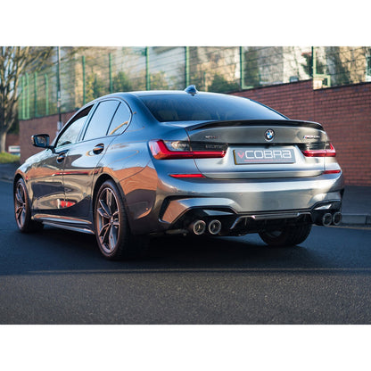 Cobra Exhaust BMW M340i (G20) (19+) (UK/EU) Valved Quad Exit GPF/PPF Back Performance Exhaust