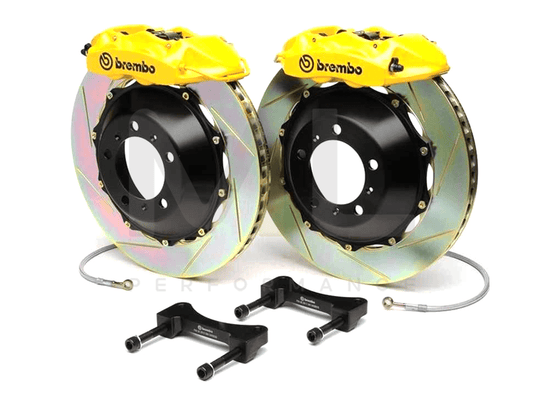 Brembo BMW F20 F22 F30 F32 F36 Front GT 6 Piston Slotted Street Big Brake Kit 355x32mm (Inc. M135i, M240i, 328i & 430i) - Casma 