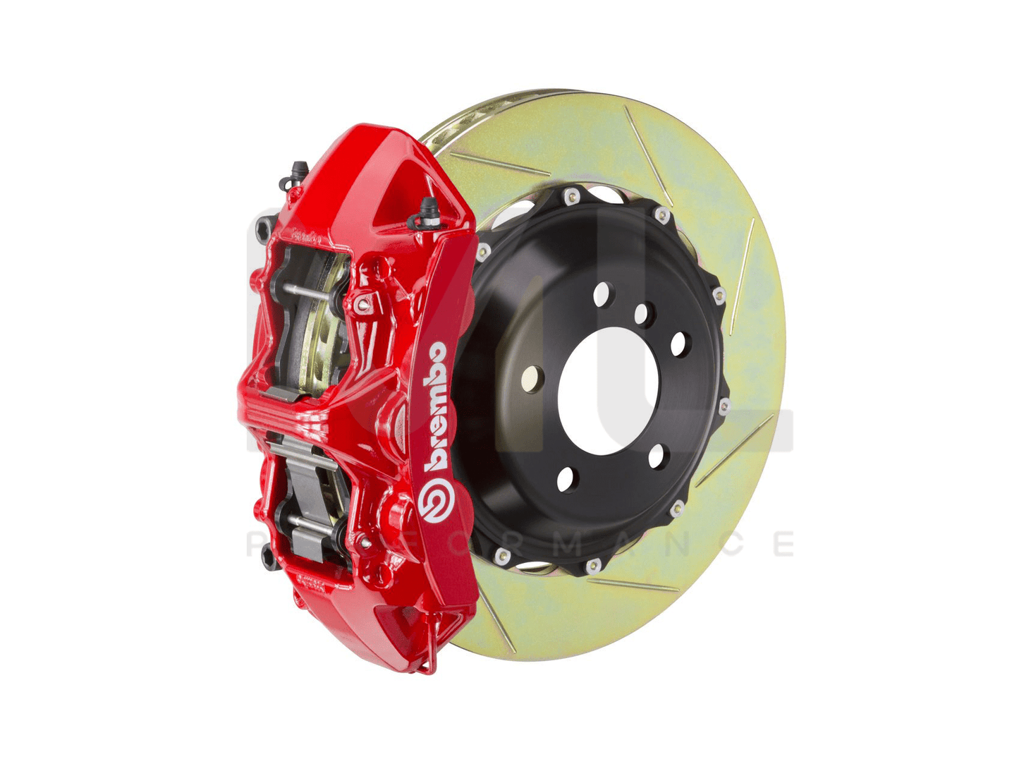 Brembo BMW F20 F22 F30 F32 F36 Front GT 6 Piston Slotted Street Big Brake Kit 355x32mm (Inc. M135i, M240i, 328i & 430i) - Casma 