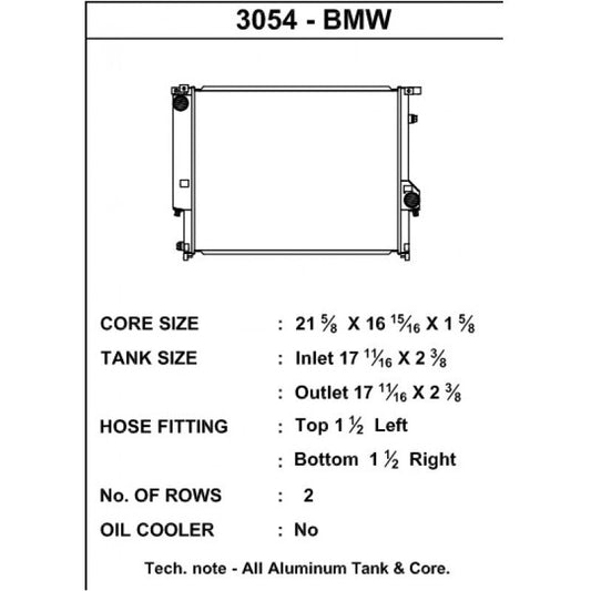 CSF BMW E36 M3 Race Radiator (M3, 320i, 323, 325 & 328) - ML Performance UK
