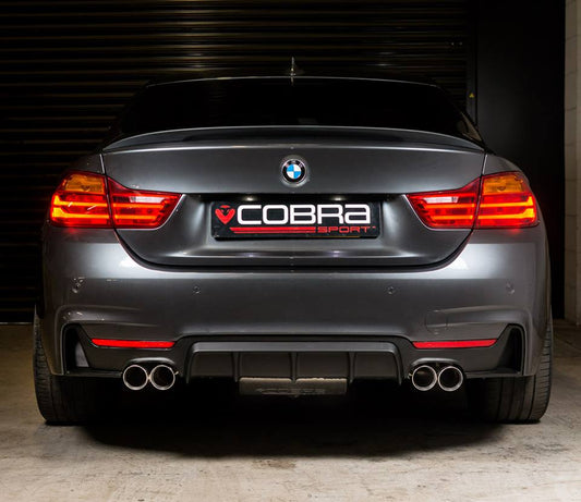 Cobra BMW F30 F32 435D Quad Exhaust Conversion - ML Performance UK