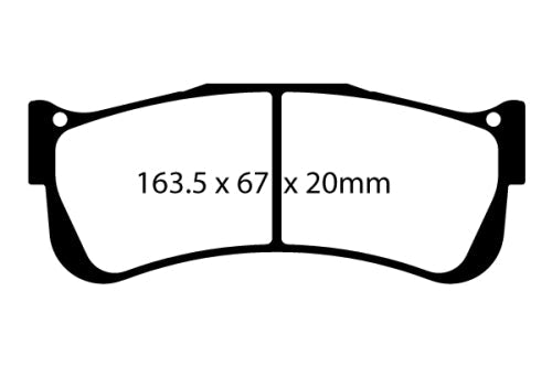 EBC DP8079.20SR11 Sintered Race Pads