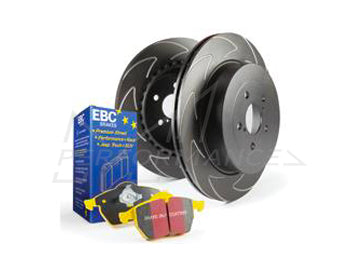 EBC Audi 8X Yellowstuff 4000 Series Front Sport Brake Pads & BSD Series Sport Discs Kit - ATE Caliper (S1 & A1) | Casma
