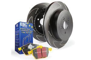 EBC Audi B7 A4 Yellowstuff 4000 Series Rear Sport Brake Pads & BSD Series Sport Discs Kit - Girling/TRW Caliper | Casma