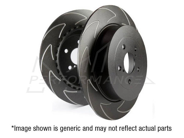 EBC Audi Seat Skoda Volkswagen BSD Series Sport Front Discs - ATE Caliper (Inc. 8L A3, 6P Ibiza, NJ Fabia & MK5 Polo) | Casma