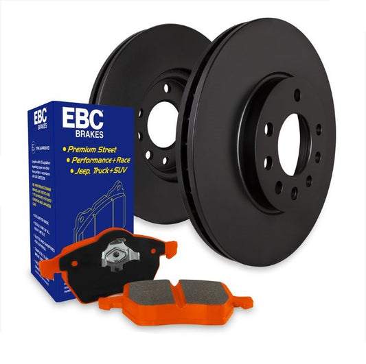 EBC Nissan Orangestuff Race Rear Brake Discs & Pads (Inc. R32 Skyline, R33 Skyline, Z32 300ZX & GZ32 300ZX) - Supercar Parts UK
