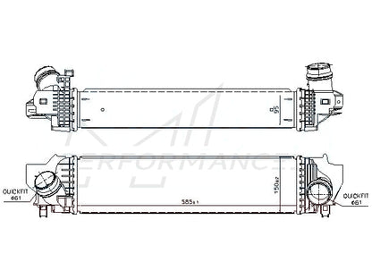 Forge MINI F54 F56 F60 Uprated Intercooler (Cooper S & Cooper D) - Casma