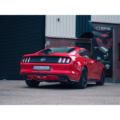 Cobra Exhaust Ford Mustang 5.0 V8 GT Fastback (2015-18) 2.5" Venom Box Delete Race Cat Back Performance Exhaust