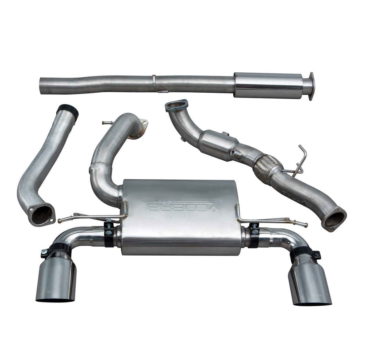 Cobra Exhaust Ford Focus RS (MK3) Turbo Back Performance Exhaust