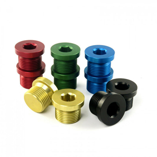 HEL BMW N54 N55 S55 Solid Billet Aluminium Oil Thermostat Housing Plugs (Inc. 335i, 435i, M3 & M4) - Casma