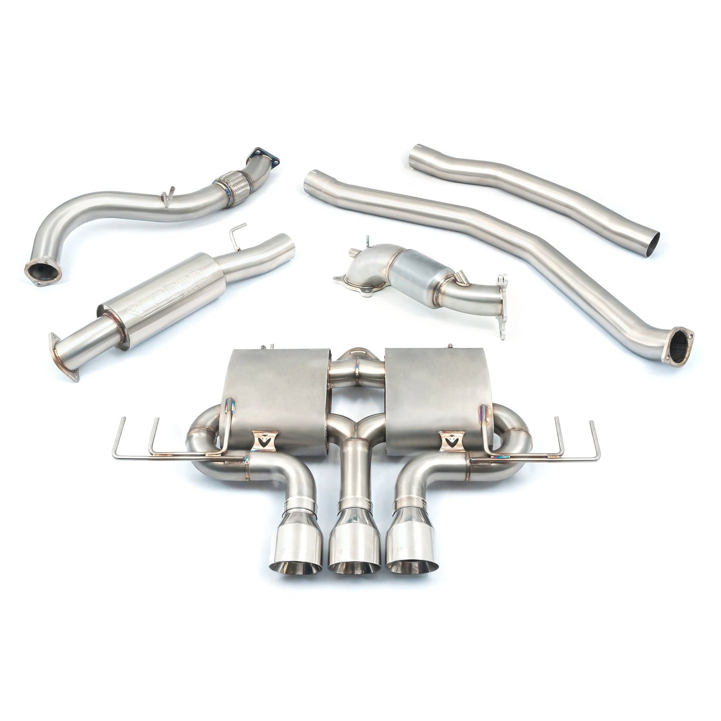 Cobra Exhaust Honda Civic Type R (FK8) RHD (Pre-GPF) Turbo Back Performance Exhaust | ML Performance UK Car Parts