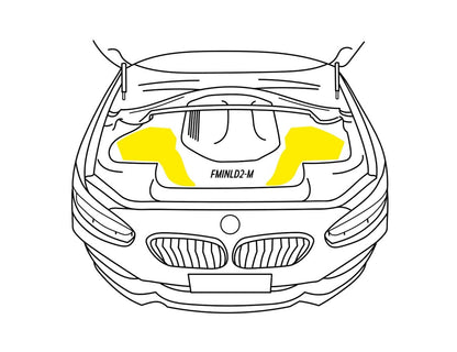 Forge Carbon Fibre Inlet Duct for BMW F chassis (1 Series, 2 Series, 3 Series, 4 Series, 5 Series)