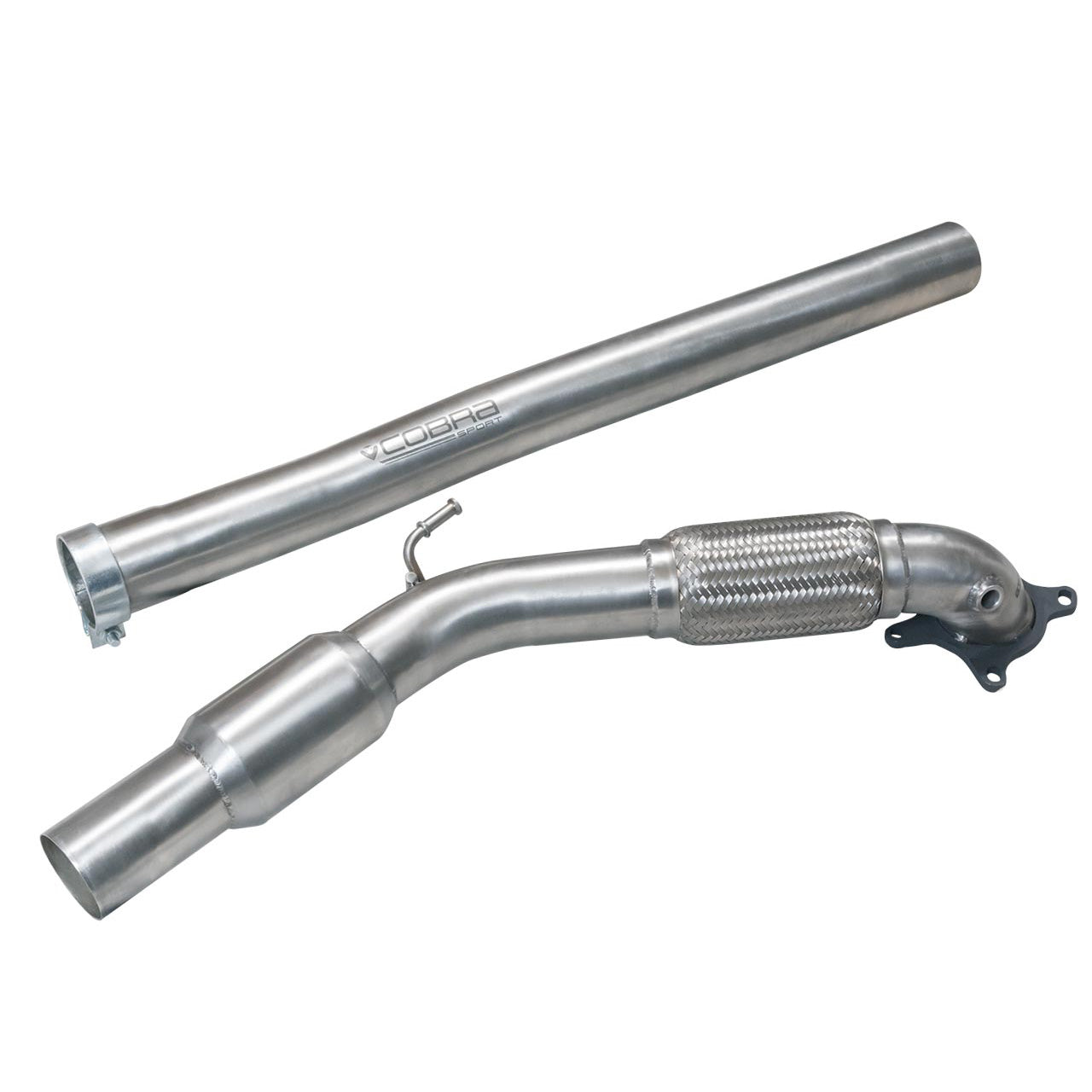 Cobra Exhaust Seat Leon Cupra R Mk2 1P 2.0 T FSI (10-12) Sports Cat / De-Cat Front Downpipe Performance Exhaust | ML Performance UK Car Parts