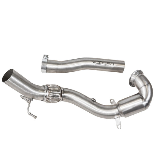 Cobra Exhaust VW Polo GTI (6C) 1.8 TSI (15-17) Sports Cat / De-Cat Front Downpipe Performance Exhaust | ML Performance UK Car Parts