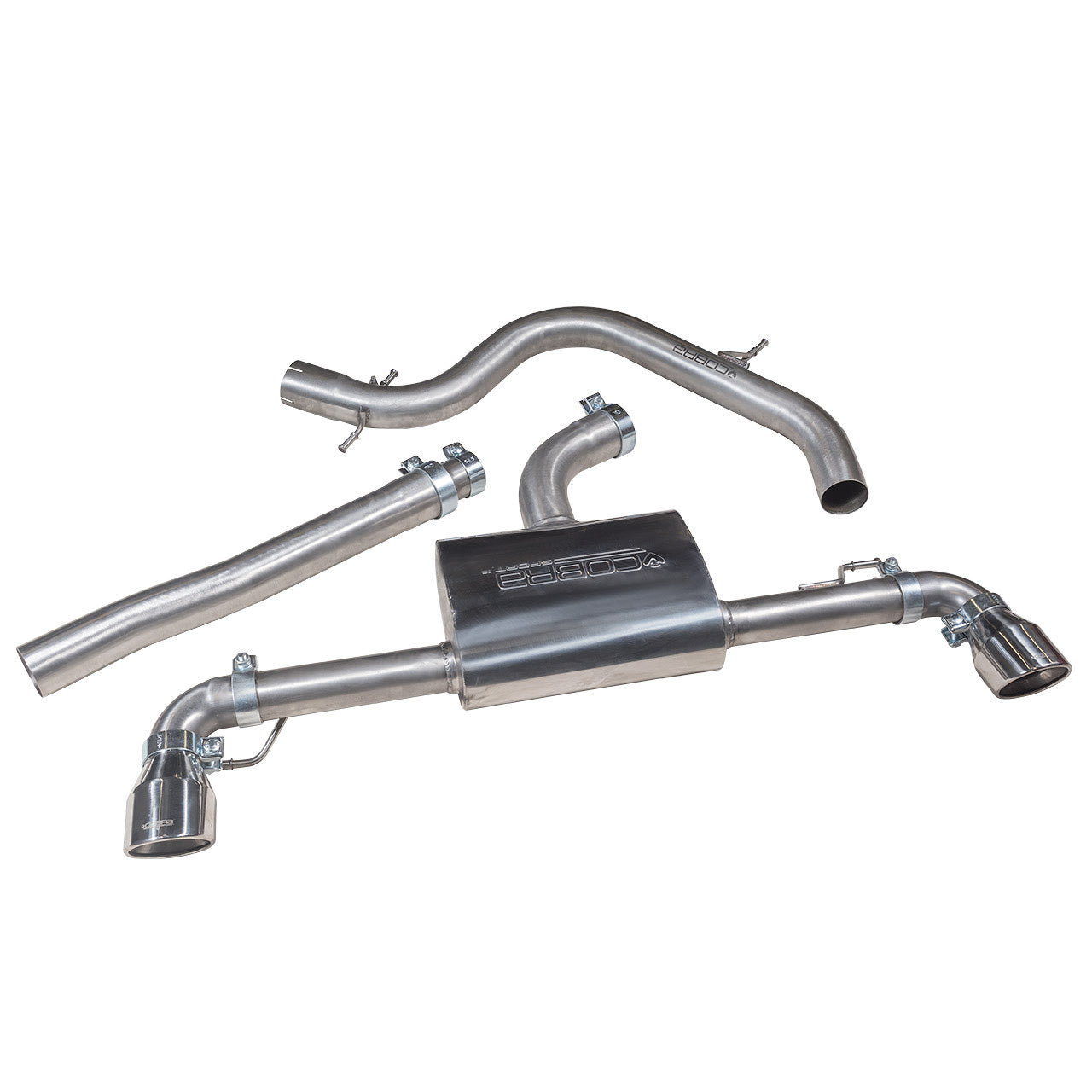 Cobra Exhaust VW Golf GTD (Mk6) 2.0 TDI (5K) (09-13) GTI Style Cat Back Performance Exhaust | ML Performance UK Car Parts