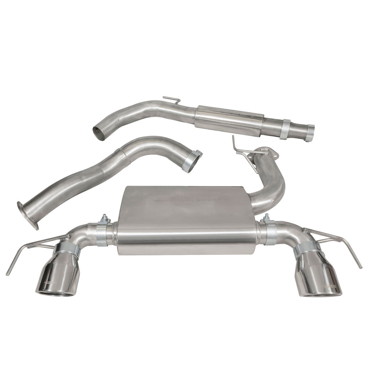 Cobra Exhaust Vauxhall Corsa E VXR (15-18) Centre and Rear Performance Exhaust | ML Performance UK Car Parts