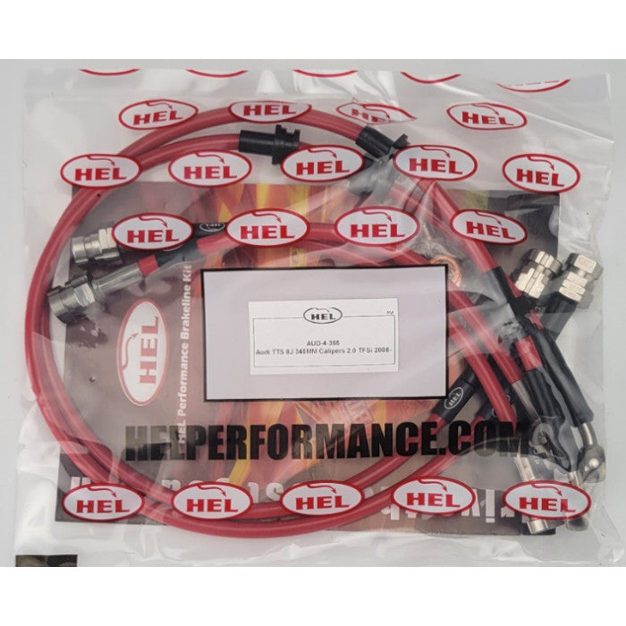 HEL Performance CL-AUD-4-355 Brake Lines Stainless Steel Braided | ML Performance Car Parts