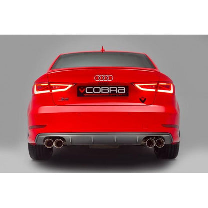 Cobra Exhaust Audi S3 (8V) Saloon (Valved) (13-18) Cat Back Performance Exhaust