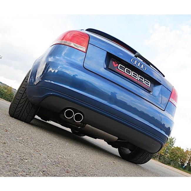 Cobra Exhaust Audi A3 (8P) 2.0 TDI 170PS (2WD) (3 Door) Twin Tip Cat Back Performance Exhaust