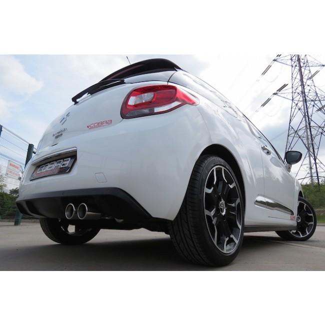 Cobra Exhaust Citroen DS3 1.6 THP Cat Back Performance Exhaust