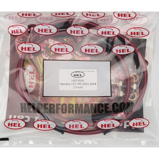 HEL Performance CL-HBF9566-FRONTS Standard Replacement Brake Lines Stainless Steel Braided | ML Performance Car Parts